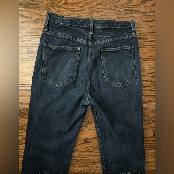 A.L.C. Dark Wash Premiun DenimHigh-rise Straight Leg Jeans.Size 29